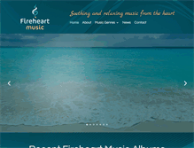 Tablet Screenshot of fireheartmusic.com